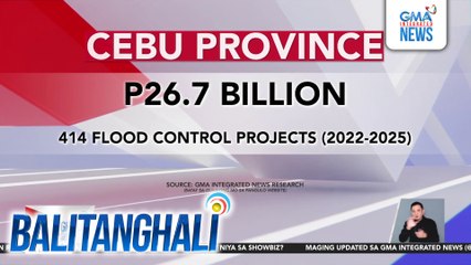 Cebu Gov. Pam Baricuatro, naglabas ng sama ng loob kasunod ng pagbaha sa probinsiya sa kabila ng P26-B na halaga ng flood control projects | Balitanghali