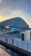 beautiful view of Burj ul Arab hotel in Dubai