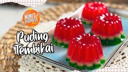 Puding Tembikai, Puding Viral Rasa Manis-Manis Segar