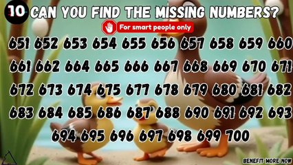 Can you find the missing numbers? (P.13) 🔢