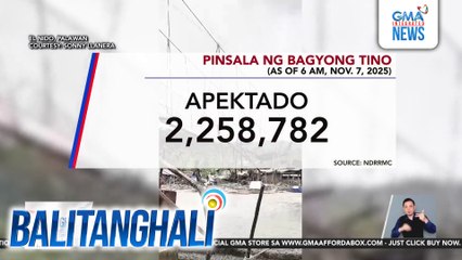 #TinoPH death toll rises to 188 - OCD | Balitanghali