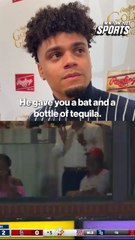 Masyn Winn retells the 2023 story of Pete Alonso throwing his first MLB hit into the stands