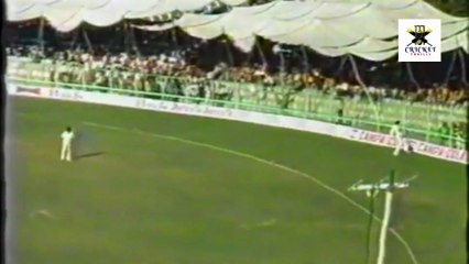 Wasim Raja 125 off 207 Balls 258 Mins 7 Fours 2 Sixes vs India 2nd Test, Jalandhar, September 24 - 29 1983