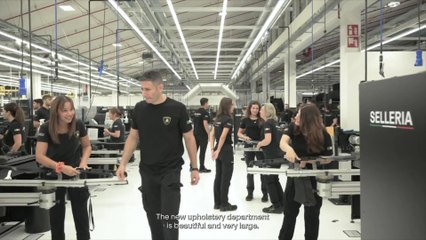 Automobili Lamborghini inaugura la nuova selleria - tecnologia, artigianalità e competenze al centro della linea supersportive