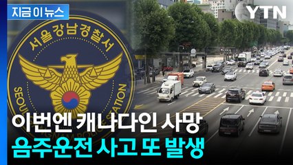 일본인 모녀 참변 이어 또...강남서 음주운전자 차에 치인 캐나다인 사망 [지금이뉴스] / YTN