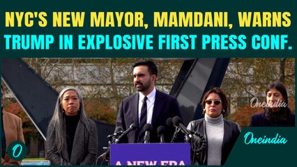 Video: New York Mayor Zohran Mamdani’s FIRST Press Conference After Win; Vows to Stand AGAINST Trump