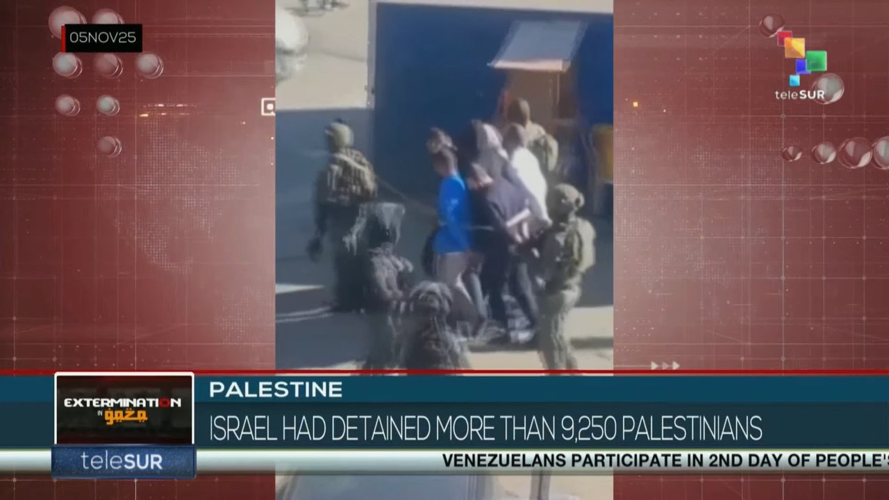 Palestine: Israel had detained more than 9,250 Palestinians