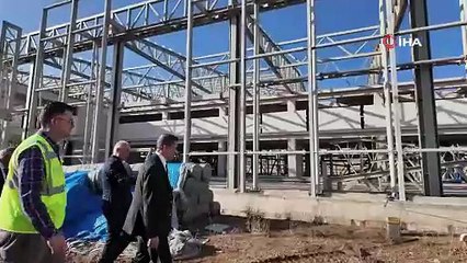 Gümüşhane ve Bayburt’un dünyaya açılacak kapısı olan havalimanı hızla yükseliyor