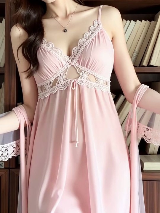 Enchanting Beauty in Cute Pajamas