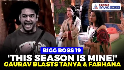 Bigg Boss 19 | Gaurav LOSES COOL, Blasts Farhana & Tanya in Captaincy Task