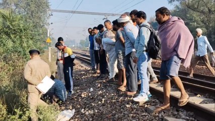 राजगढ़ में रेलवे ट्रेक पर मिला अधेड़ का शव, नहीं हुई शिनाख्त