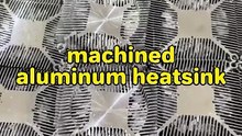machined aluminum heatsink