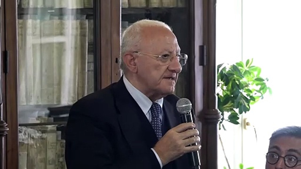 De Luca - Il mio intervento questa mattina ad Ariano Irpino (05.11.25)