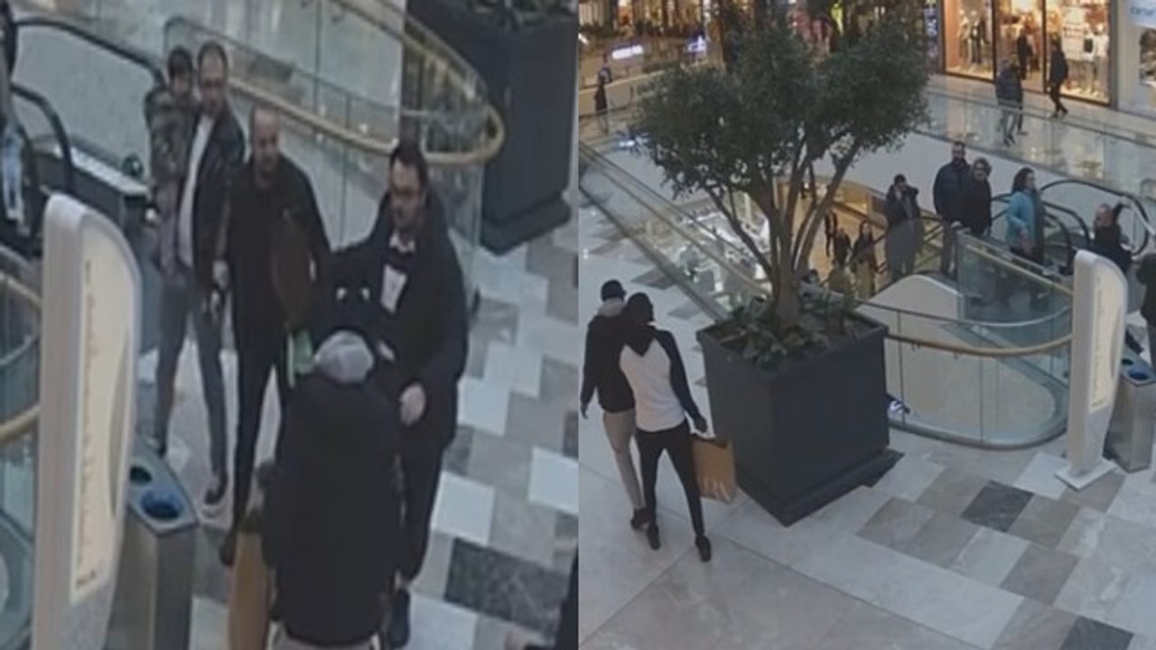 AVM’de Senegalli milli futbolcu Papy Djilobodji’ye silah çekip şemsiye fırlattı