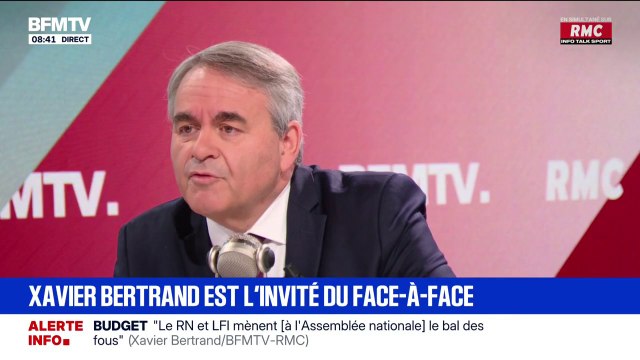 Restriction de la prime de Noël: Qu'ils écoutent les parlementaires et on va trouver beaucoup plus que 200 millions d'euros , déclare Xavier Bertrand