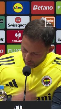 Domenico Tedesco: Tek bir odağımız var o da maçı kazanmak