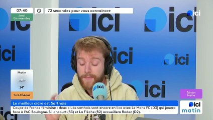 72 secondes pour vous convaincre que le meilleur cidre est sarthois