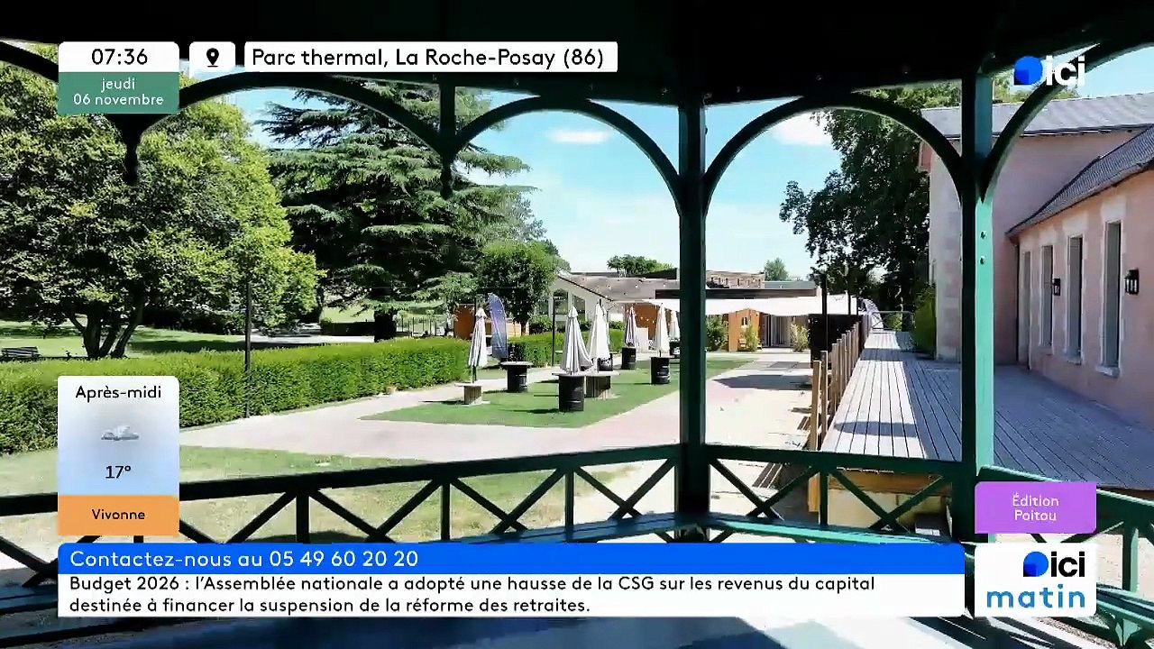 06/11/2025 - ici matin par ici Poitou en vidéo