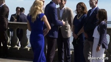 Il principe William alla statua del Cristo Redentore di Rio