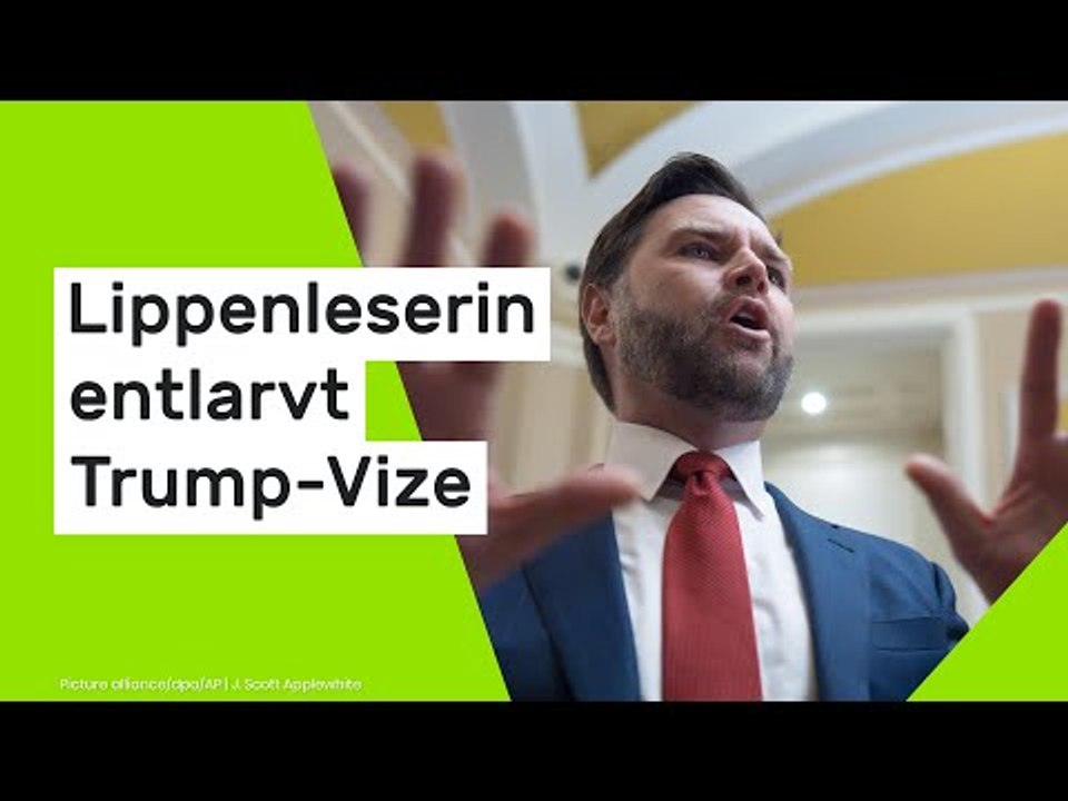 J.D. Vance: Lippenleserin entlarvt Trump-Vize - das flüsterte er der Kirk-Witwe ins Ohr