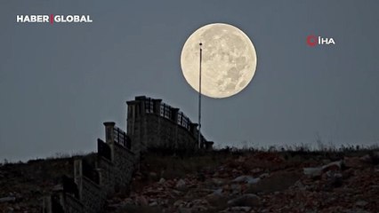 Süper ayın ardından Bitlis semalarında etkileyici görüntüler