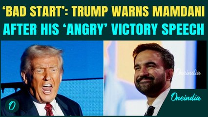 ‘Be Nice to Me Or’: Trump’s FIRST REACTION To Mamdani’s ‘ANGRY’ Victory Speech; VOWS to Make Him Pay