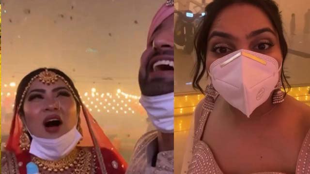 Delhi Wedding में लगे Air Purifiers, Bride Groom ने पहना Mask, Viral Video Fact Check...