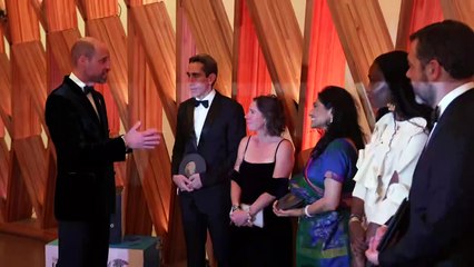 Prince William talks to Earthshot Prize winners