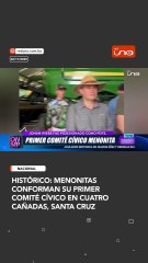 Histórico: Menonitas conforman su primer comité Cívico en Cuatro Cañadas, Santa Cruz