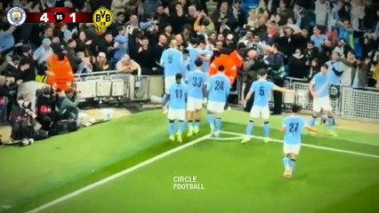 Man City vs Dortmund 4-1 | UCL Highlights | Foden & Haaland Shine!