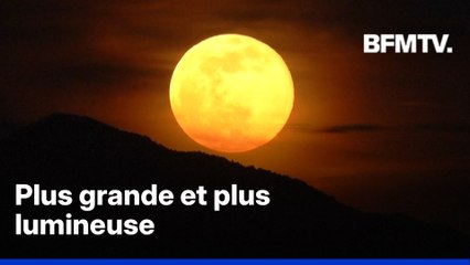 Les images de la Super Lune du Castor observée la nuit dernière