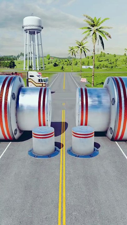 Realistic BeamNG Drive car crash physics. Watch in