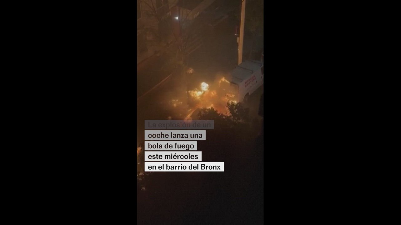 La explosión de un coche en el Bronx deja siete heridos