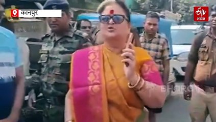 कानपुर में खराब सड़क देख मेयर का चढ़ा पारा, प्रमिला पांडेय ने एक्सईएन को फोन कर कहा- दिमाग खराब हो गया है, सरकार को बेच रहो हो