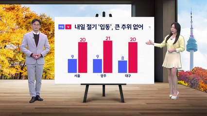 [날씨] 내일 절기 '입동'...큰 추위 없어 / YTN