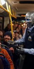 AI Robot Becomes a Bus Conductor 🤖🚌 | Funny AI Story | Everyday With AI