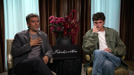 Oscar Isaac & Jacob Elordi on Fear Fatherhood & Frankenstein