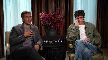 Oscar Isaac & Jacob Elordi on Fear Fatherhood & Frankenstein