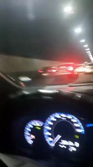 Incêndio em ônibus causa correria e bloqueia Túnel Rebouças