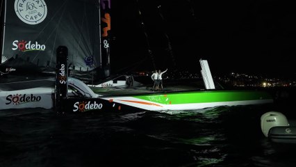 Thomas Coville et Benjamin Schwartz deuxièmes de la Transat Café L'Or sur Sodebo Ultim 3 - Voile - Transat Café L'Or