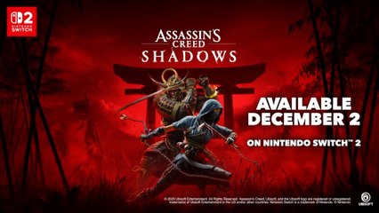 Assassin's Creed Shadows Official Nintendo Switch 2 Announcement Trailer