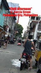Chill Afternoon on Lt. Garcia Street in Paranaque City in the Philippines