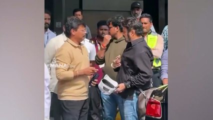 #Akhanda2 Balakrishna and Boyapati Srinu Spotted @ Hyderabad Airport