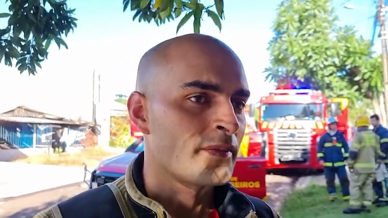 Tenente do Corpo de Bombeiros alerta sobre riscos de uso de fogo e orienta população após incêndio em residência no Bairro Brasília