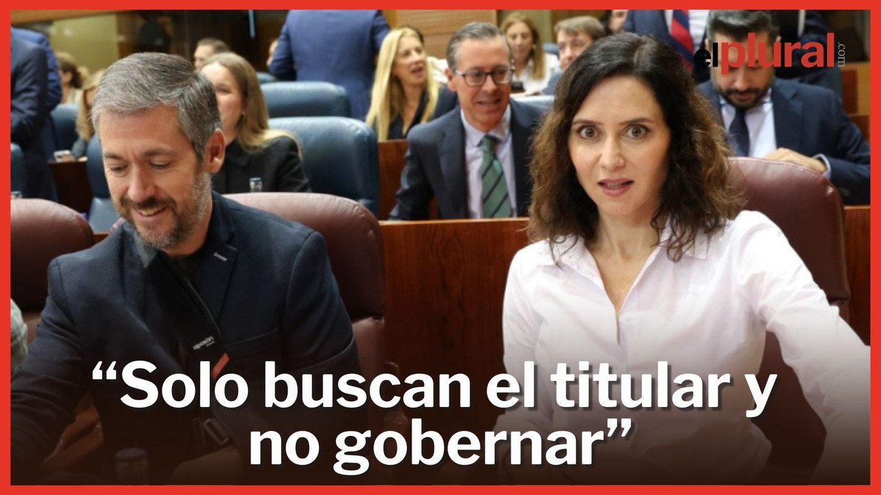Ayuso acusa a Vox de traición a la derecha: “Solo buscan el titular y no gobernar”