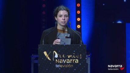 Mirari Etxeberria, X Premio Valores jóvenes Navarra TV