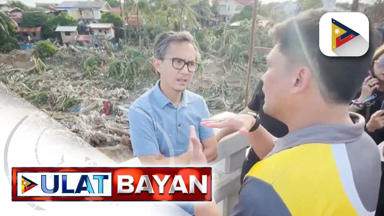 DPWH Sec. Dizon, binisita ang Talisay City na sinalanta ng Bagyong #TinoPH; tulong ng ahensya, tiniyak | ulat ni Jessee Atienza
