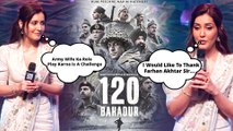 Playing An Army Officer Wife Is Challenging: Raashii Khanna Gets Nervous At 120 BAHADUR Music Launch