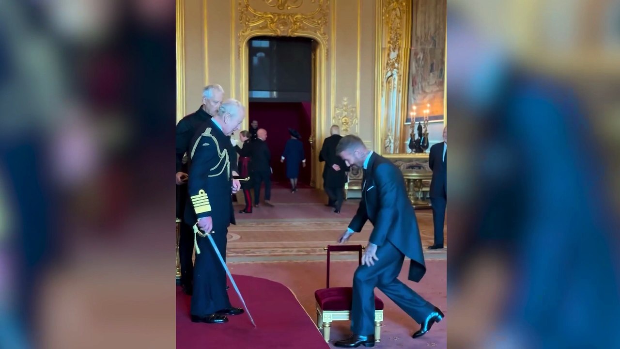 David Beckham celebra su título de caballero br...