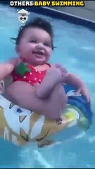 Other baby swimming 🥽😁☺️😍 Vs last one _trollface